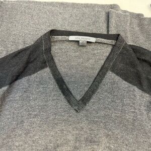 John Varvatos Gray V-Neck Sweater